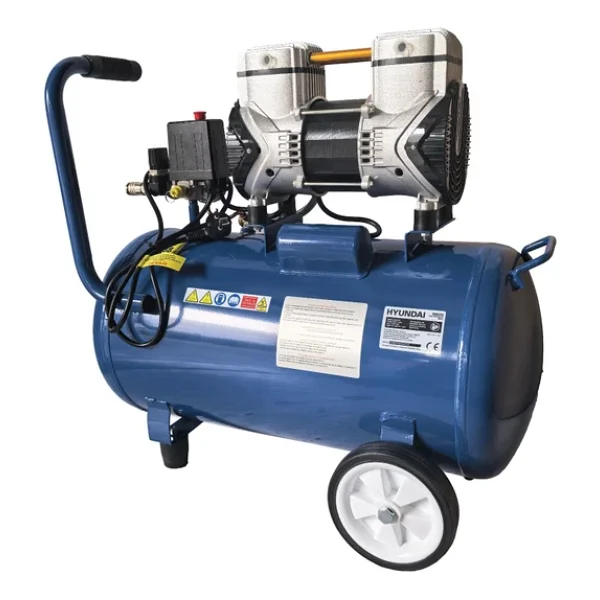 Hyundai Km2250 Sessiz Yağsız Hava Kompresörü 50 Litre 2 Hp 8 Bar - Görsel 6