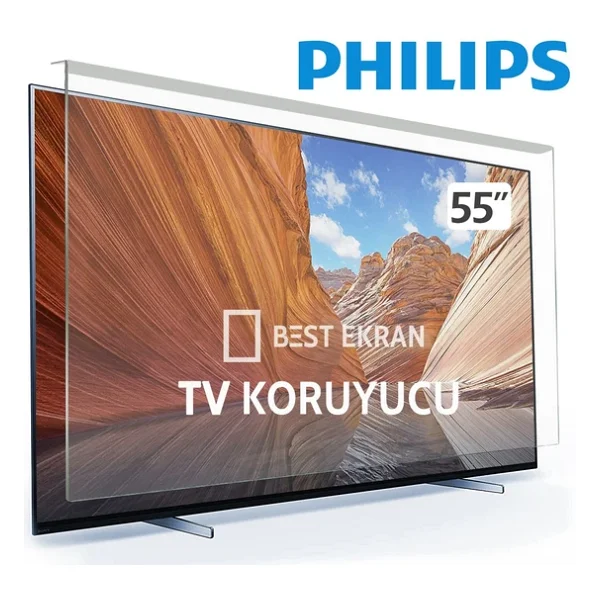 Philips 55mled810 TV Ekran Koruyucu - Philips 55" İnç 139 Ekran Dolby Vision Atmos Titan Os 55mled810/12 - Görsel 7