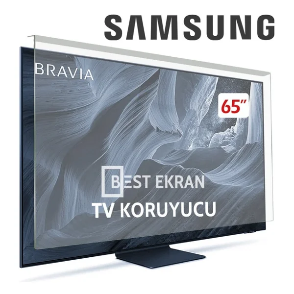 Samsung 65qn70f TV Ekran Koruyucu - Samsung 65 İnç Kırılmaz QLED Koruyucu Qe65qn70fauxtk - Görsel 3