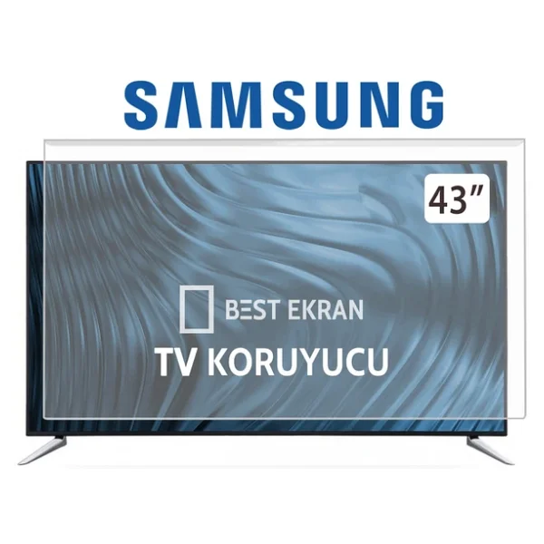 Samsung 43u8000 TV Ekran Koruyucu - Samsung 43" İnç Kırılmaz Ekran Koruyucu Ue43u8000fuxtk - Görsel 3