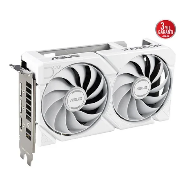 Asus RX 9060 Xt Dual Dual-Rx9060xt-16g-Whıte 128 Bit Gddr6 16 GB Ekran Kartı - Görsel 2
