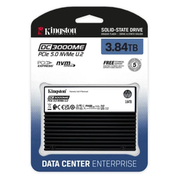 Kingston 3.84 TB Sedc3000me/3t8 Pcı-Express 5.0 Sunucu Sabit Disk - Görsel 5