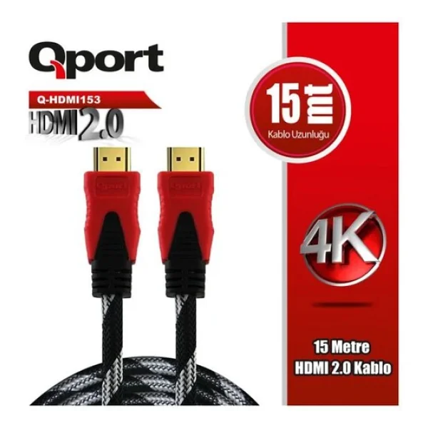 Qport Q-Hdmı153 15 M 4K Hdmı Kablo - Görsel 6