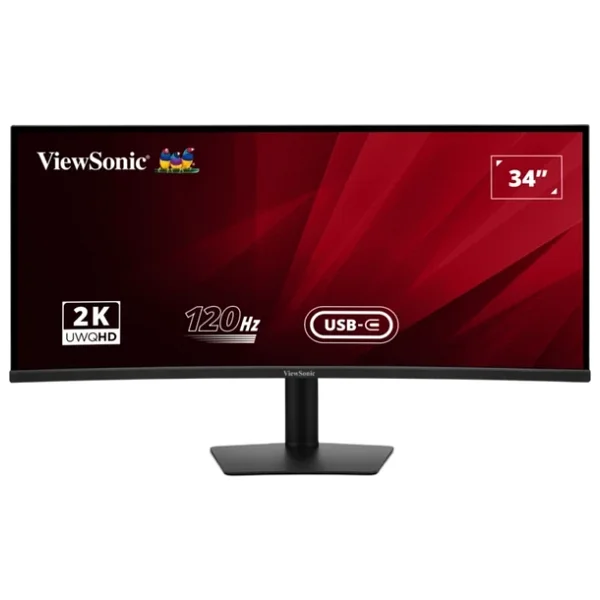 Viewsonic Va3420c 34" 1 Ms Wqhd Curved Ips 120 Hz Monitör - Görsel 4