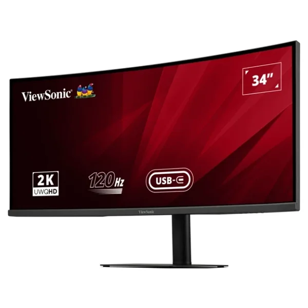 Viewsonic Va3420c 34" 1 Ms Wqhd Curved Ips 120 Hz Monitör - Görsel 5