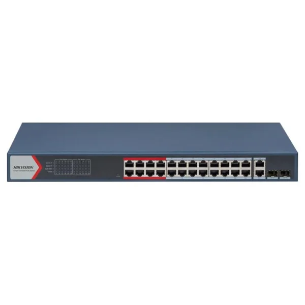 Hikvision Ds-3e1326p-Eı(B) 24 Port 10/100/1000 Mbps Gigabit Poe Switch - Görsel 4
