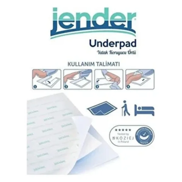 Jender 60cm X 90cm 30'lu 2 Paket Yatak Koruyucu Örtü - Görsel 8
