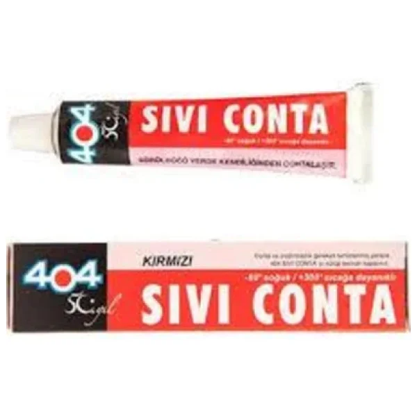 404 80 Gr Kırmızı Tüp Sıvı Conta - Görsel 5