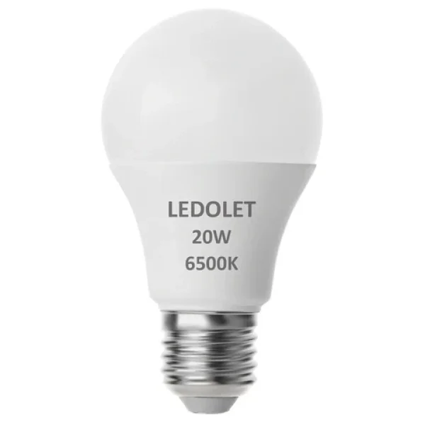 Ledolet 20W Beyaz LED Ampul - Görsel 3