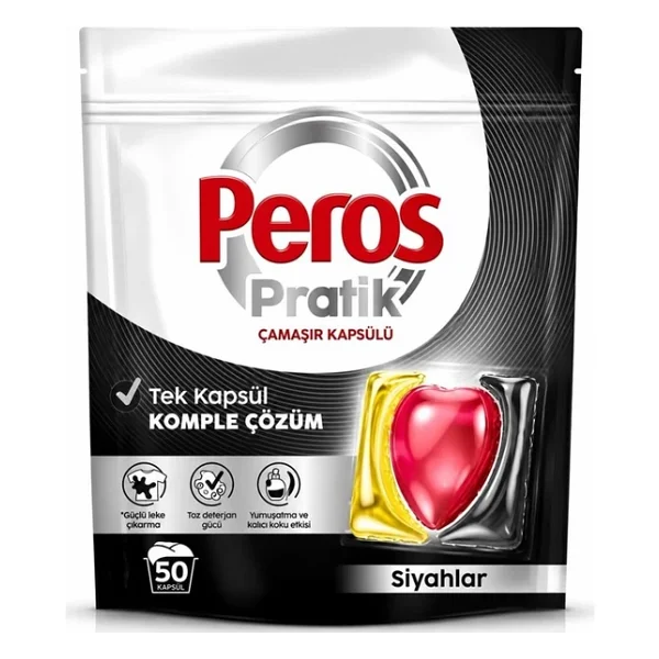 Peros Pratik Kapsül Çamaşır Deterjanı 50'li - Görsel 4