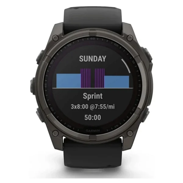 Garmin Fenix 8 51mm Solar Siyah Akıllı Saat - Görsel 4