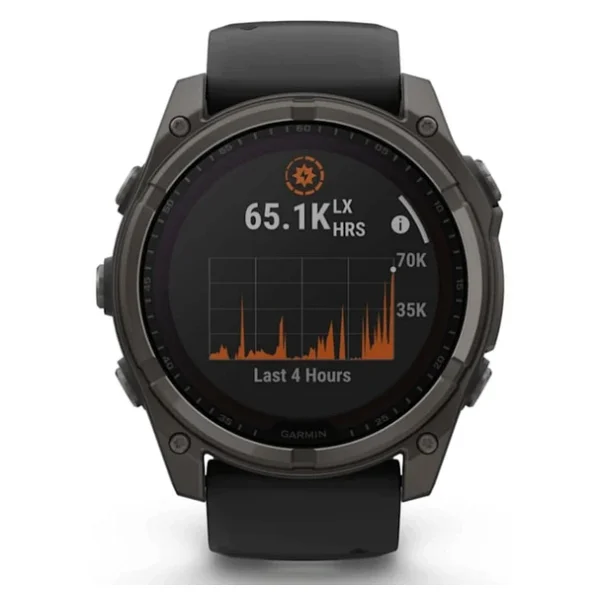 Garmin Fenix 8 51mm Solar Siyah Akıllı Saat - Görsel 2