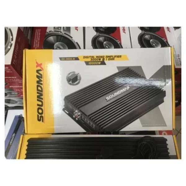 Soundmax Sx-3000.1 D Bass Control Mono Oto Anfi - Görsel 5