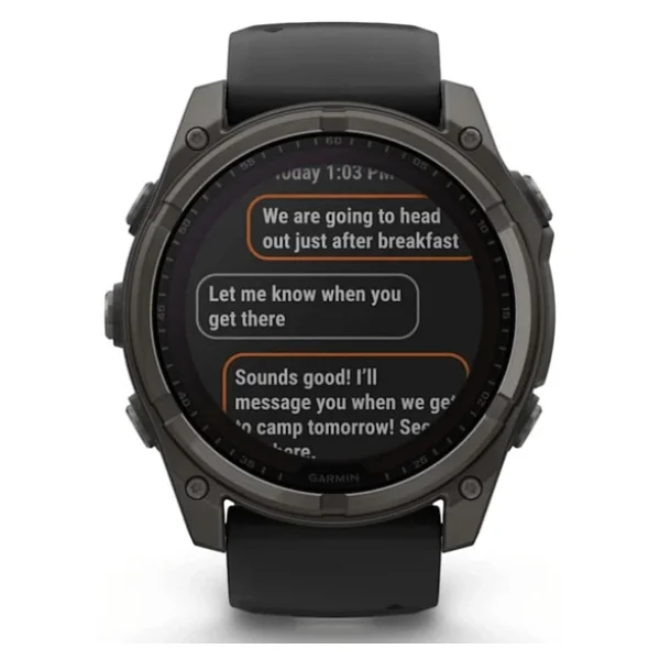 Garmin Fenix 8 51mm Solar Siyah Akıllı Saat - Görsel 6