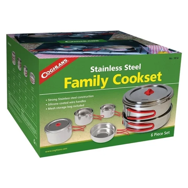 Coghlans Paslanmaz Celik Yemek Seti - XL - Görsel 8