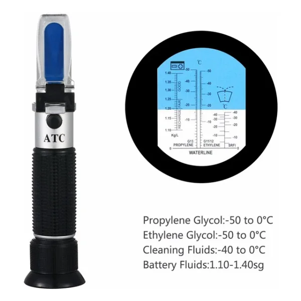 Atc Antifriz Ve Akü Sıvısı Ölçen Refraktometre - Görsel 5
