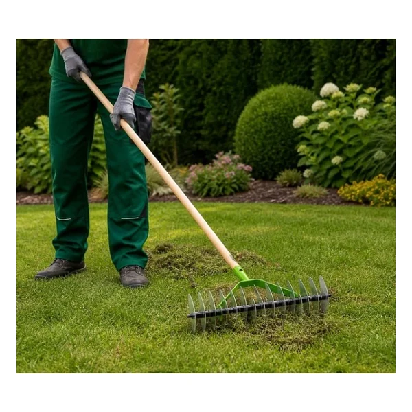 Gardener 10810 Çift Yönlü Çim Havalandırma Tırmığı 150 Cm Saplı - Görsel 5