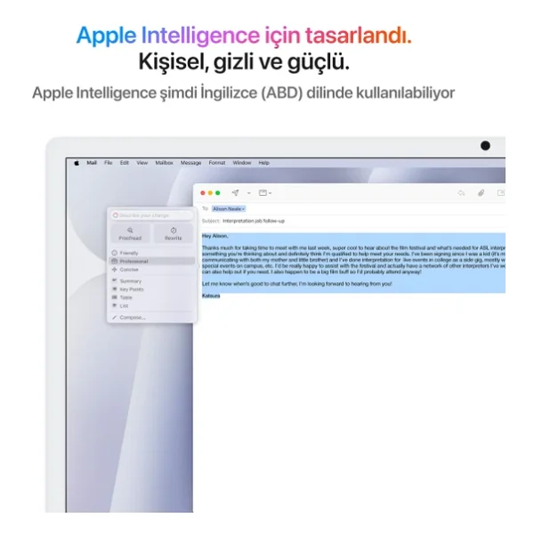 iMac M4 16 GB 256 GB SSD 24" 4.5k All İn One PC - Görsel 9