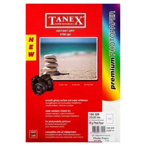 Tanex A4 150 Gr. Fotoğraf Kağıdı 25 Li - Görsel 3