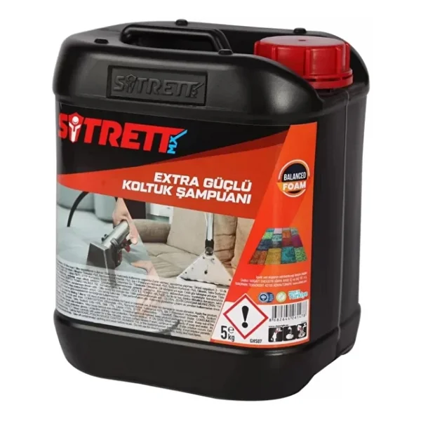 Sitrett Mx Koltuk Şampuanı Endüstriyel Plus - 5 Kg - Görsel 5
