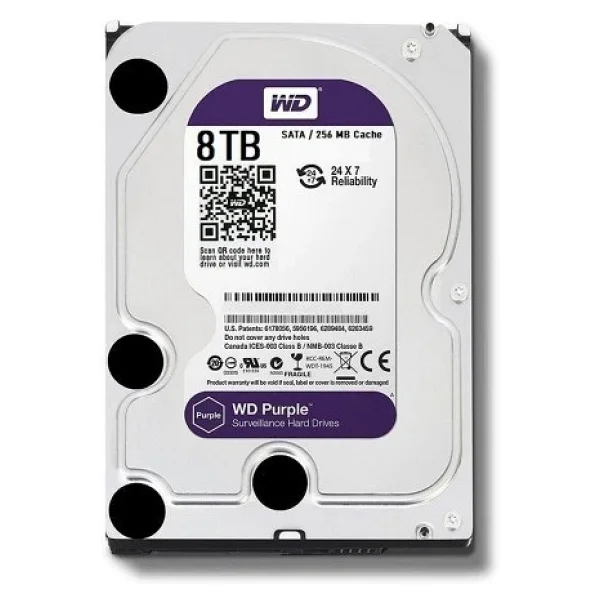 Western Digital Purple Wd82purz Sata 3.0 7200 Rpm 3.5" 8 TB Harddisk - Görsel 5
