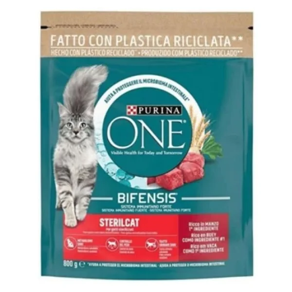 Purina One Sığır Etli 800 Gr Kısırlaştırılmış Yetişkin Kedi Maması - Görsel 4