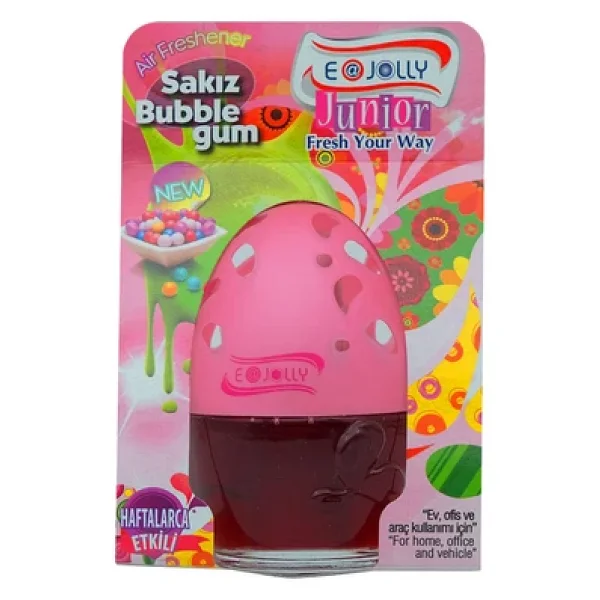 Ejolly Junior Kavanoz Şişe Oto Kokusu Sakız 100ml - Görsel 3