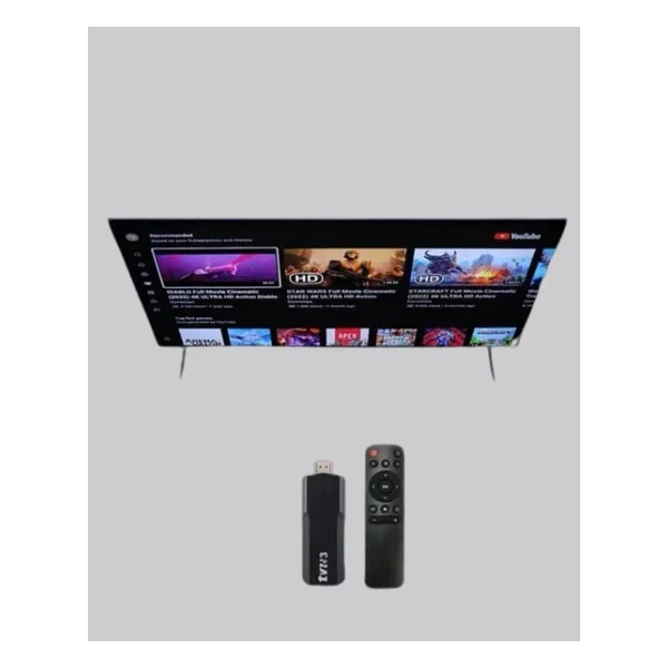 Wi-Fi Ve Bluetooth Destekli Android TV Dönüştürücü Stick - Görsel 2