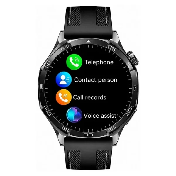 Haino Teko-33 Akıllı Saat Siyah 1 Kasa 3 Değiştirilebilir Kordon AMOLED Ekran Bluetooth Arama Ip67 - Görsel 6