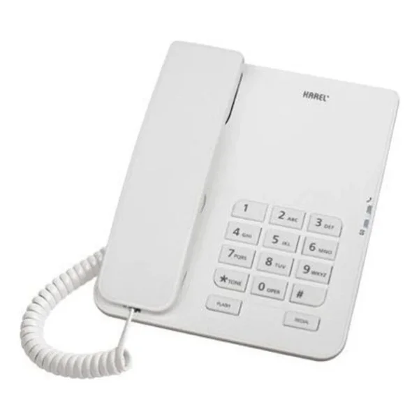 Karel Tm140 Beyaz Masaüstü Telefon - Görsel 2