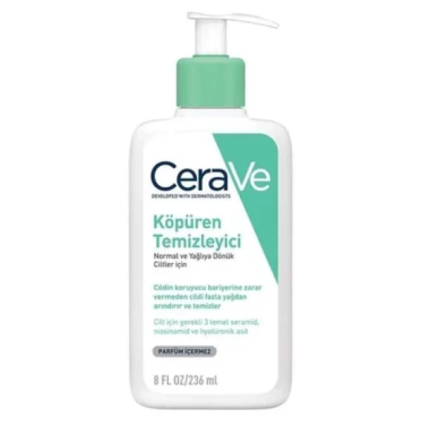 Cerave Nemlendirici Krem 177 Ml + Köpüren Temizleyici 236 Ml - Görsel 3