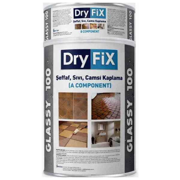 Dryfix Glassy100 4 Kg Sıvı Cam Yalıtım Boyası - Görsel 6