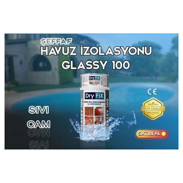 Dryfix Glassy100 4 Kg Sıvı Cam Yalıtım Boyası - Görsel 7