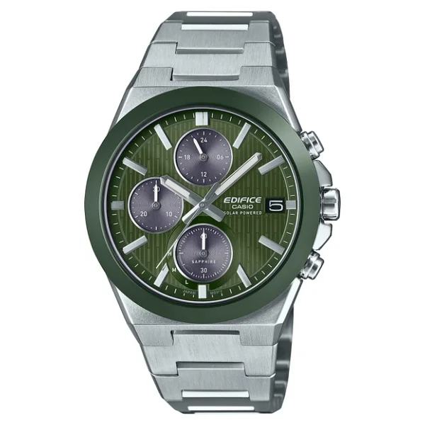 Casio Edifice Efs-S650d-3adf Gümüş-Yeşil Erkek Kol Saati - Görsel 5