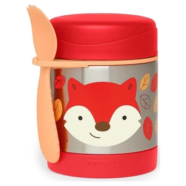 Skip Hop Zoo Tilki Paslanmaz Çelik Termos 325 Ml - Görsel 3