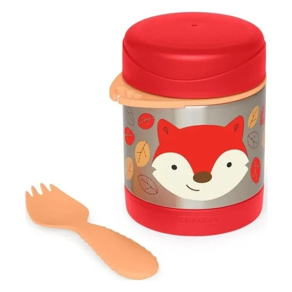 Skip Hop Zoo Tilki Paslanmaz Çelik Termos 325 Ml - Görsel 4