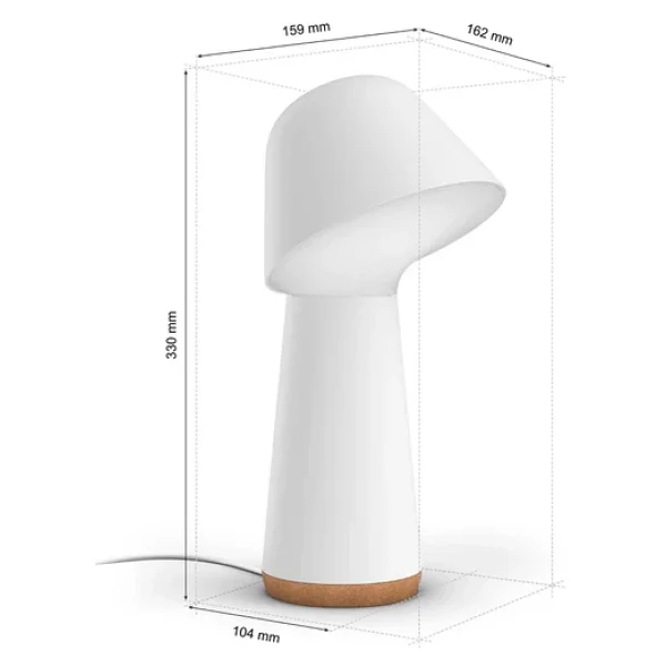 Philips Hue Twilight 8720169262997 Beyaz Akıllı Masa Lambası - Görsel 4