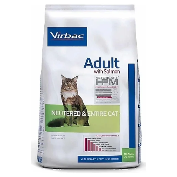 Virbac Neutered Entire Somonlu 7 Kg Kısırlaştırılmış Yetişkin Kedi Maması - Görsel 5
