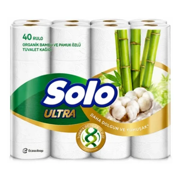 Solo Ultra Bambu Katkılı Tuvalet Kağıdı 40'lı - Görsel 9
