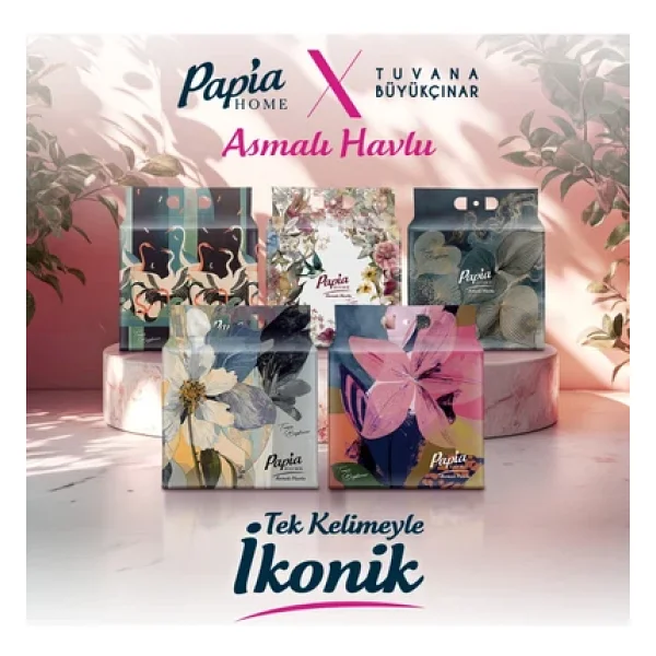 Papia Home 250 Yaprak Asmalı Havlu - Görsel 5