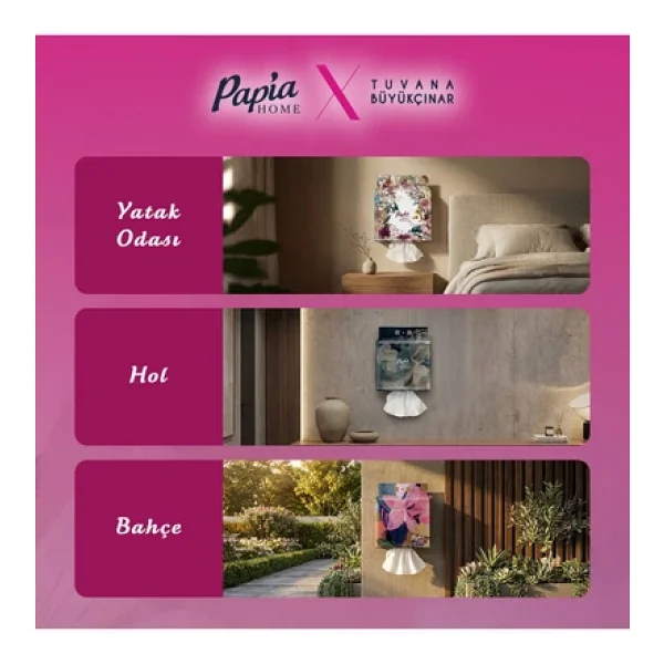 Papia Home 250 Yaprak Asmalı Havlu - Görsel 8