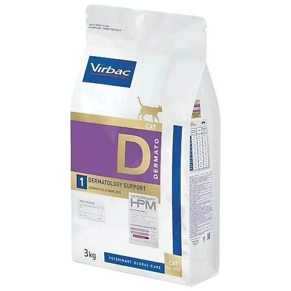 Virbac Dermatology Support 3 Kg Yetişkin Kedi Maması - Görsel 4