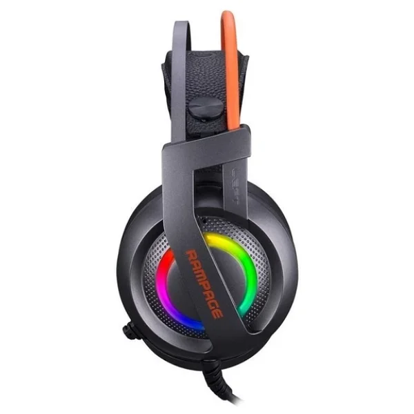 Rampage Tornado Rm-X7 RGB 7.1 USB Kablolu Kulak Üstü Oyuncu Kulaklığı - Görsel 2