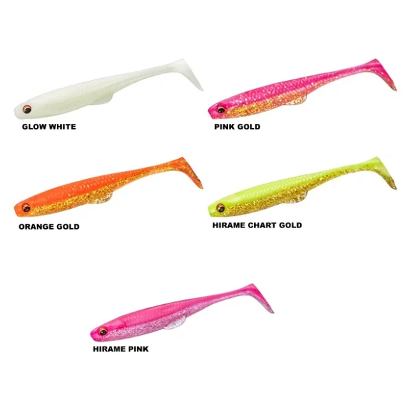 Daiwa Fj Duckfin Shad 3,5 ' ' (9 Cm) Silikon Balık - Hırame Chart Gold - Görsel 4