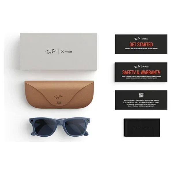 Ray-Ban Meta Wayfarer Gen 2 Rw4012 6628mf Parlak Kozmik Mavi Akıllı Gözlük - Görsel 2