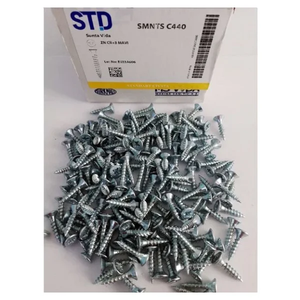 Std 5x60 Sunta Vidası 200 Adet - Görsel 2