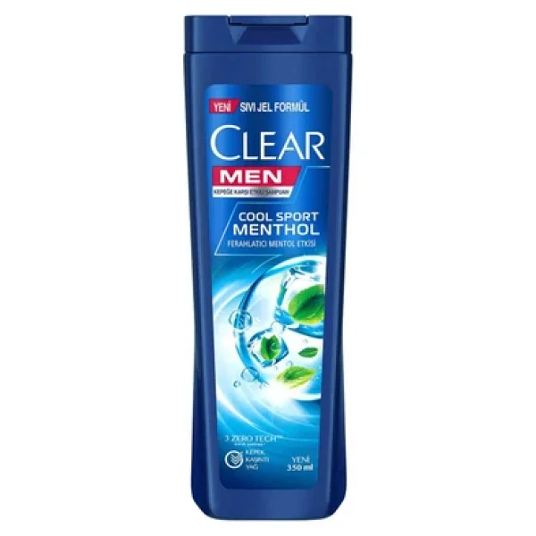 Clear Men Kepeğe Karşı Etkili Şampuan Cool Sport Menthol Ferahlatıcı Mentol Etkisi 350 Ml 4 Adet - Görsel 6