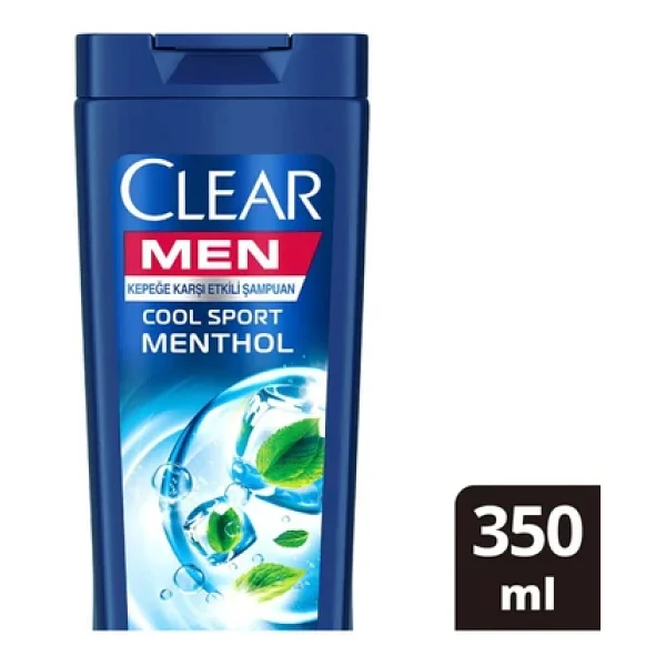 Clear Men Kepeğe Karşı Etkili Şampuan Cool Sport Menthol Ferahlatıcı Mentol Etkisi 350 Ml 4 Adet - Görsel 5