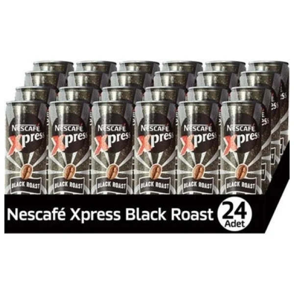Nescafe Xpress Black Roast 24x250 Ml - Görsel 4