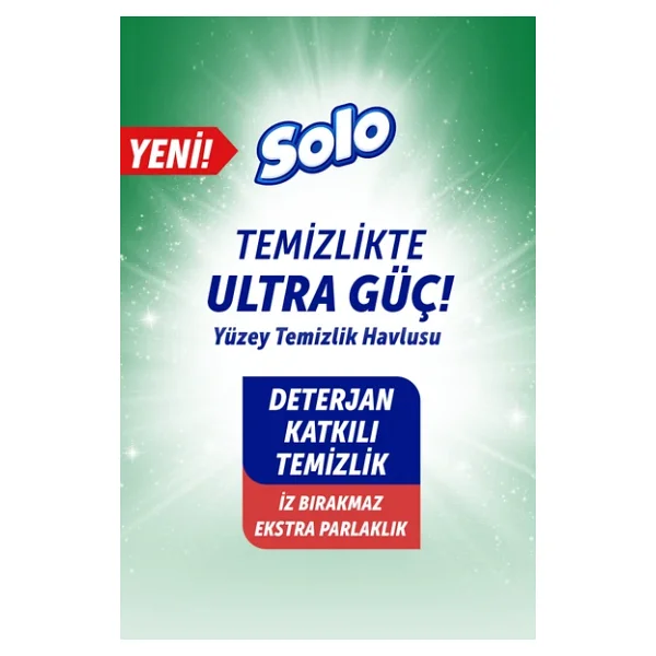 Solo Sedir Ağacı & Yasemin Esintisi Yüzey Temizlik Havlusu 100 Yaprak 3'lü - Görsel 4